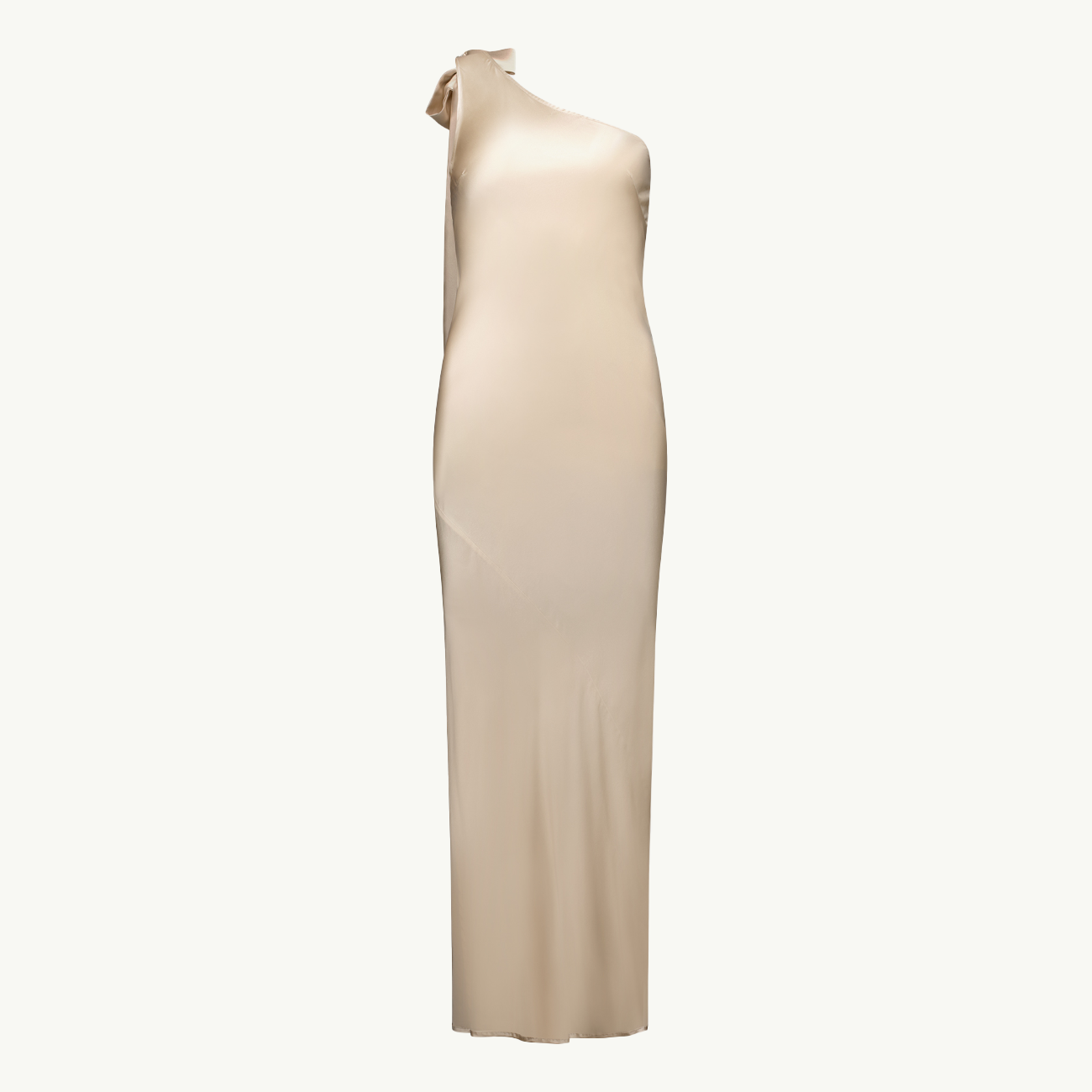 One Shoulder Wilmer Dress - Prosecco Pink
