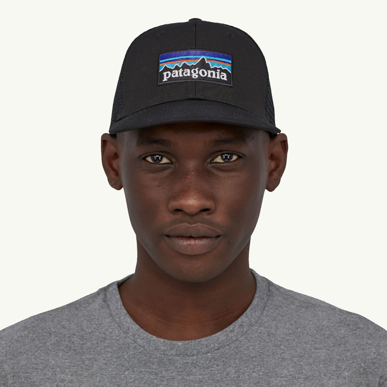 P6 Logo Trucker Hat - Black