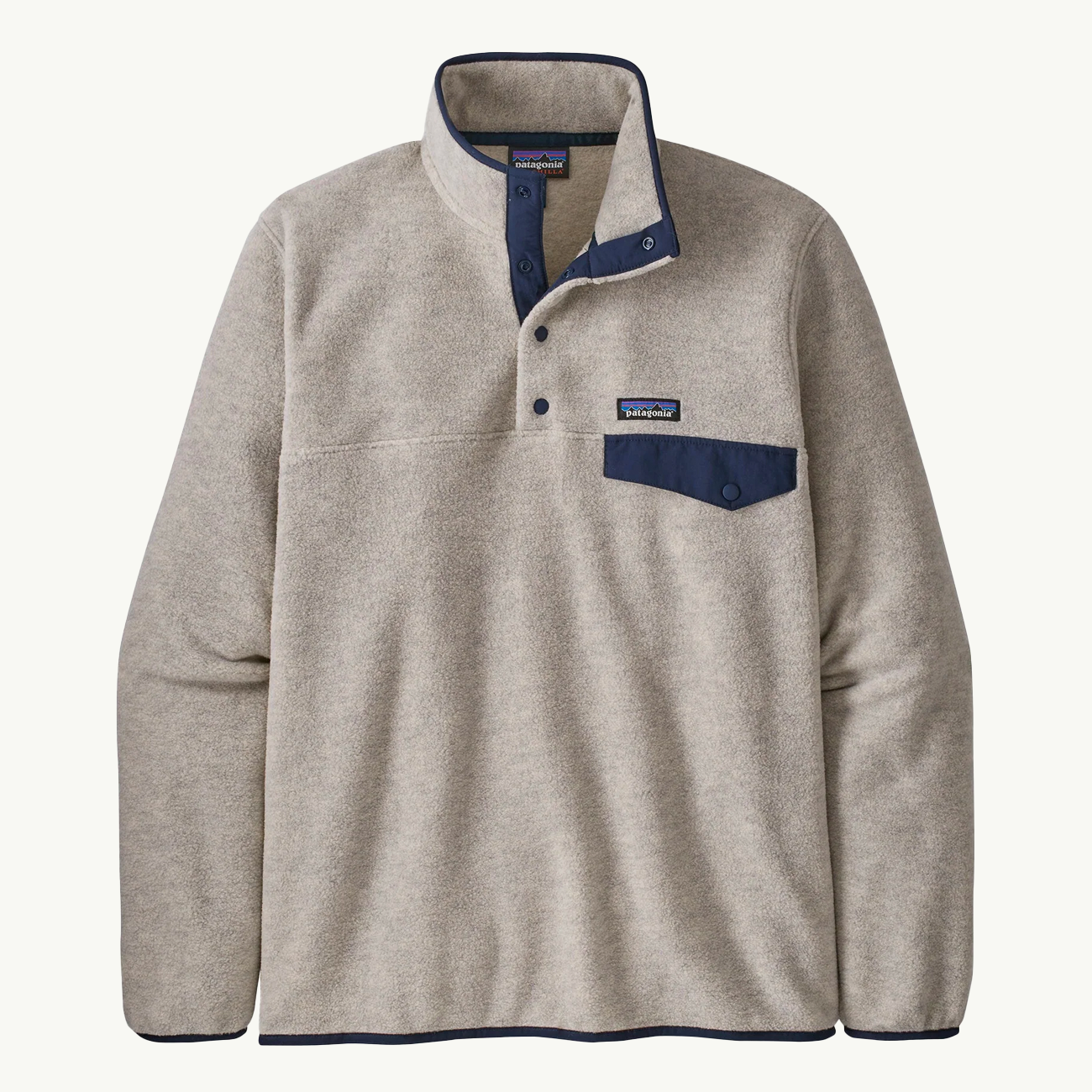 LW Synch Snap T Pullover - Oatmeal Heather