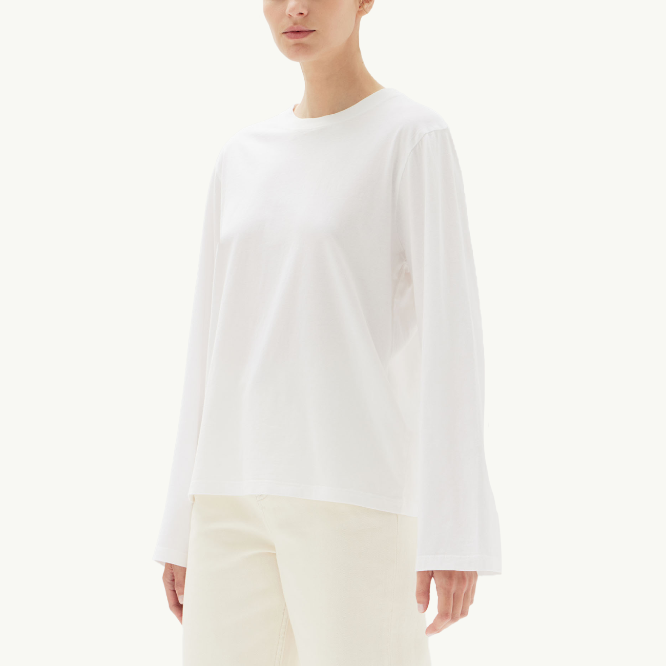 Mimi Long Sleeve Top - White