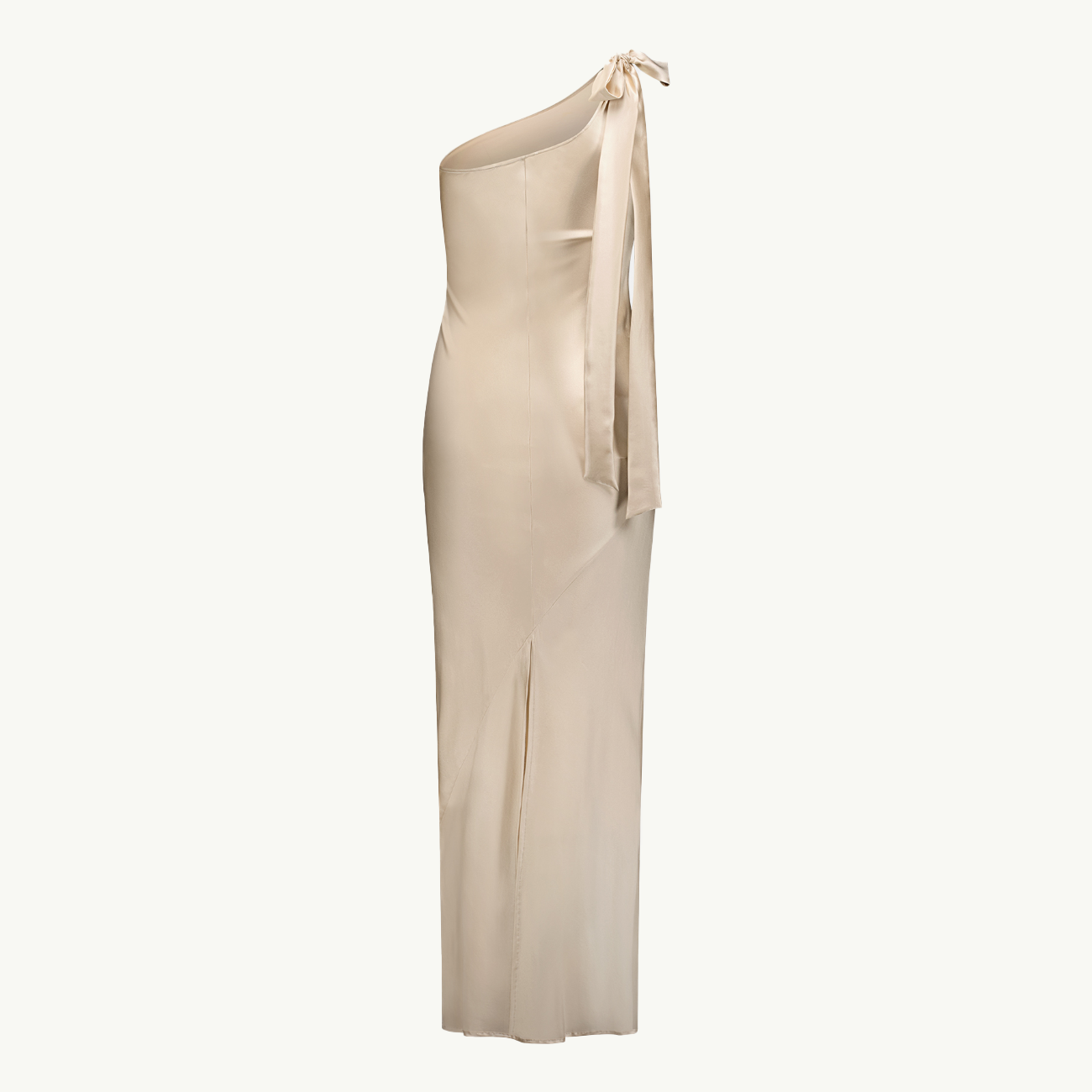 One Shoulder Wilmer Dress - Prosecco Pink