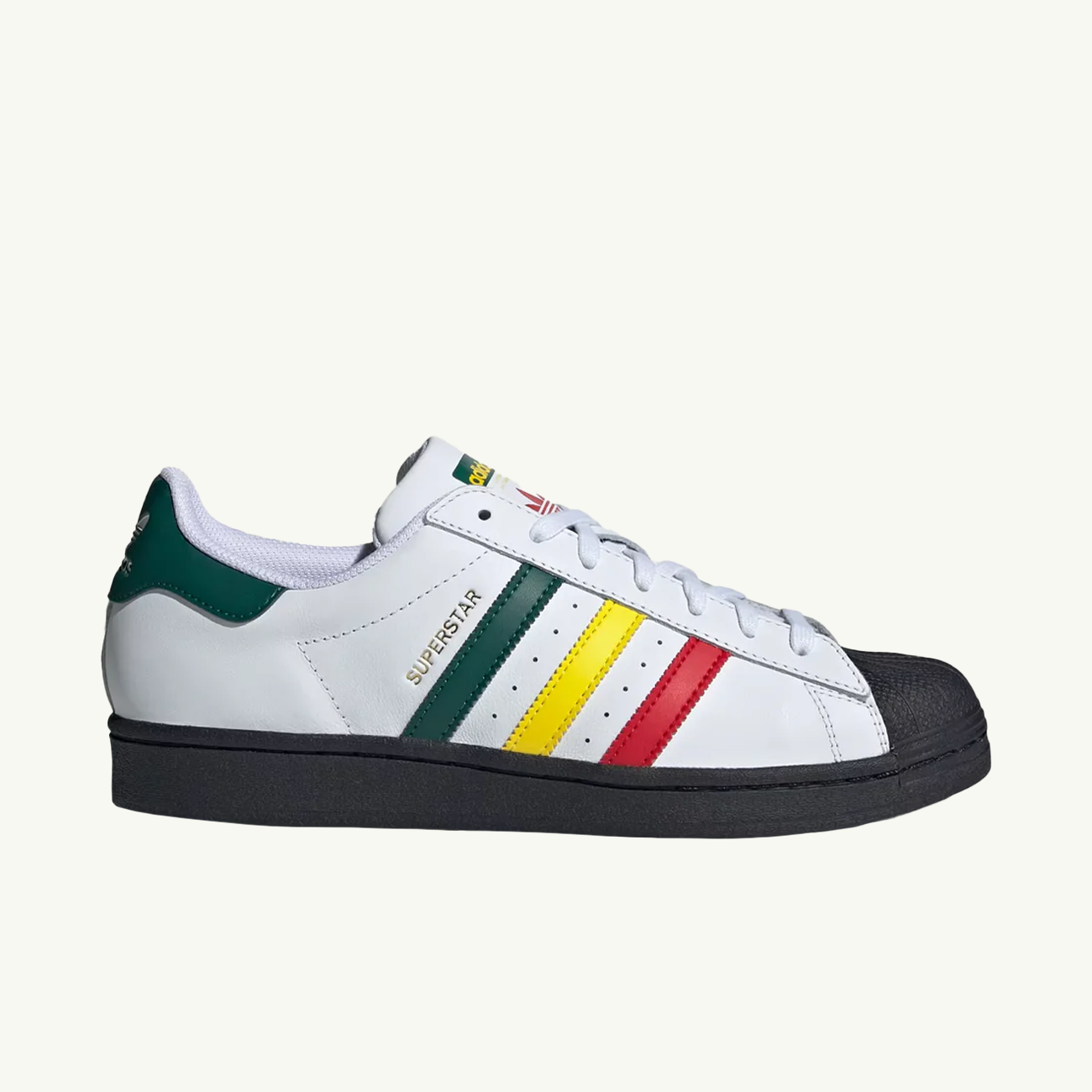 Superstar Reggae Cloud White Yellow Collegiate Green
