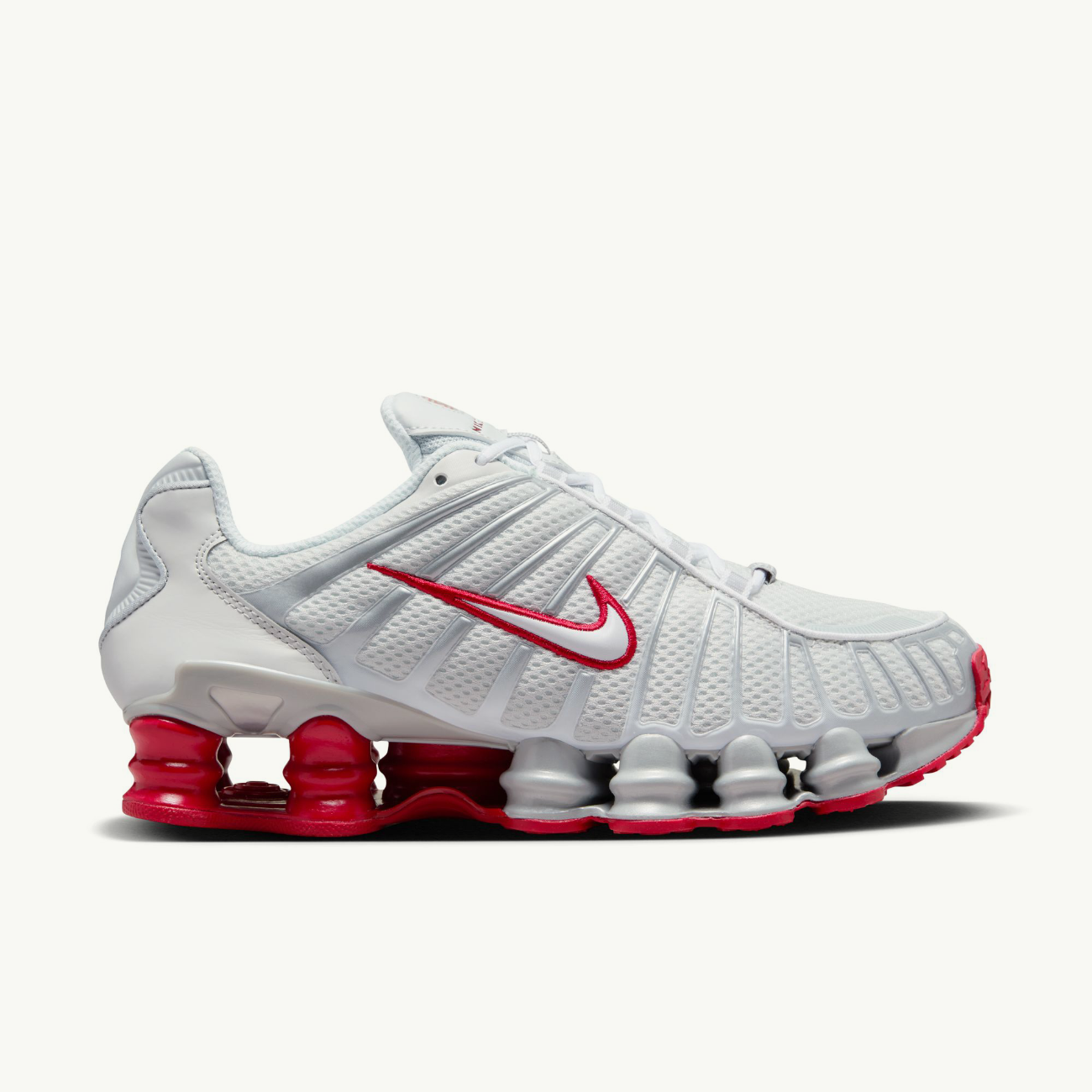 Area 51 Womens Shox TL Platinum Tint Gym Red