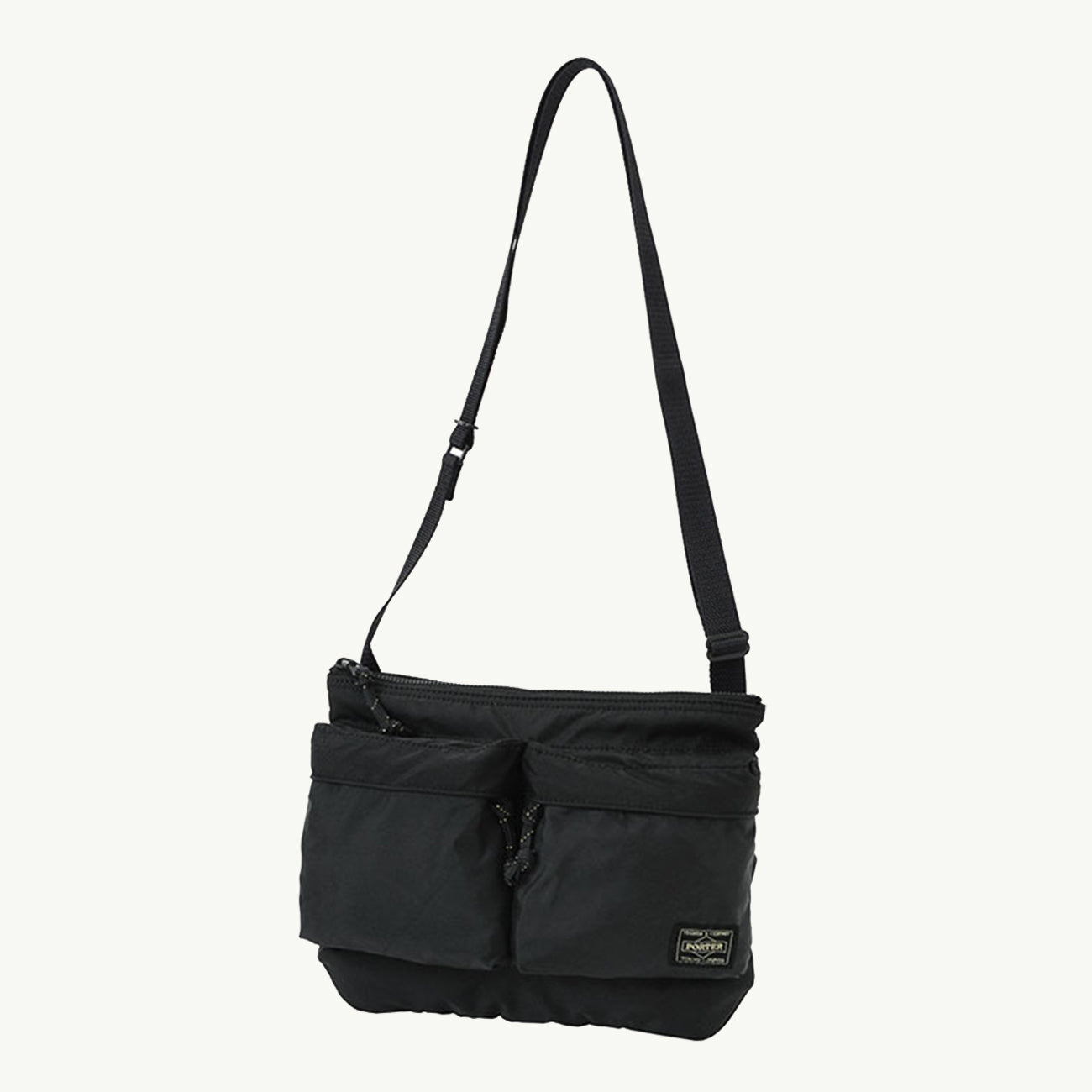 Force Shoulder Bag Two Pocket - Black