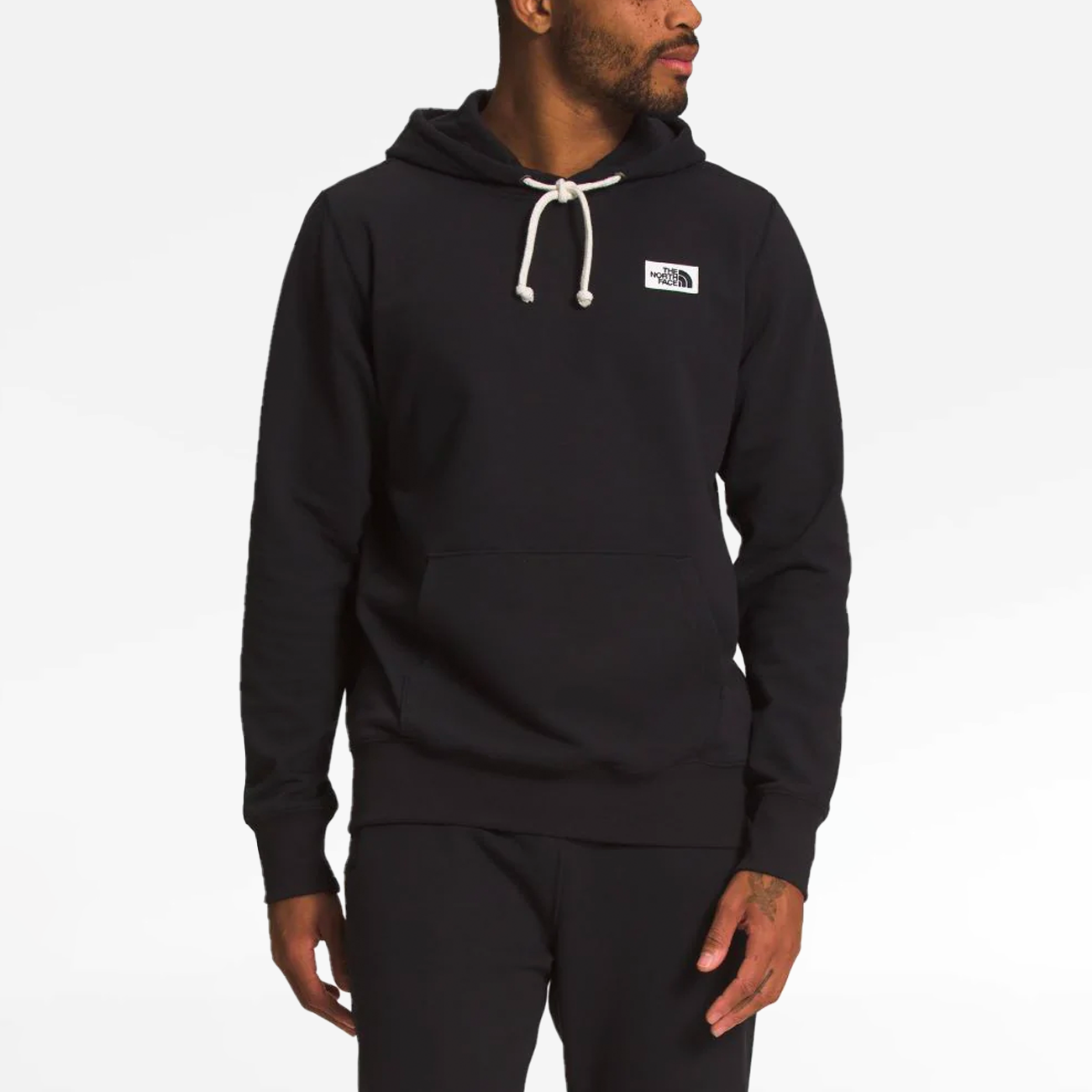 HERITAGE PATCH PULLOVER HOODIE TNF BLACK