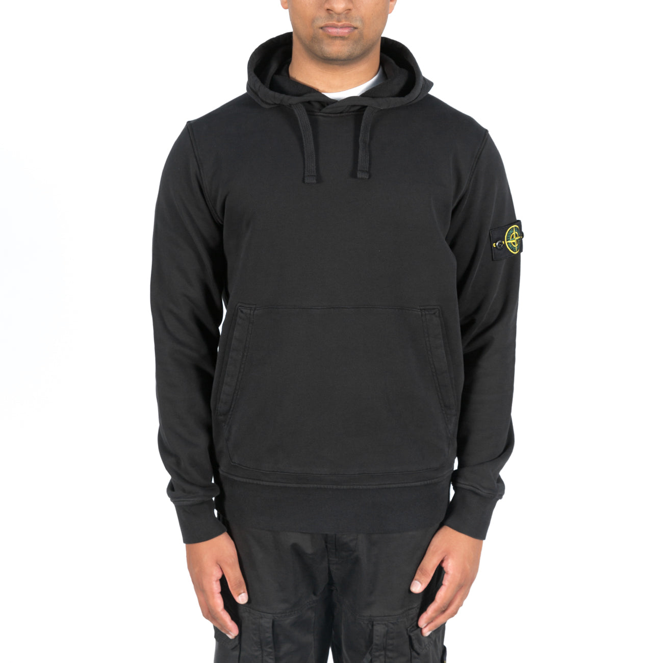 Sweatshirt Hooded Brushed - Black 2977