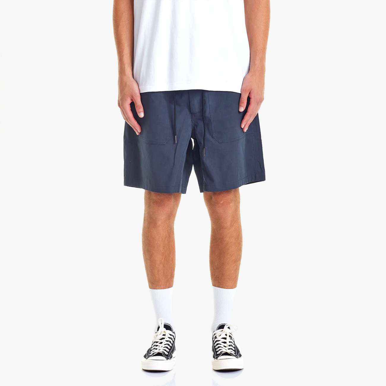 Utility Shorts - Navy Nylon