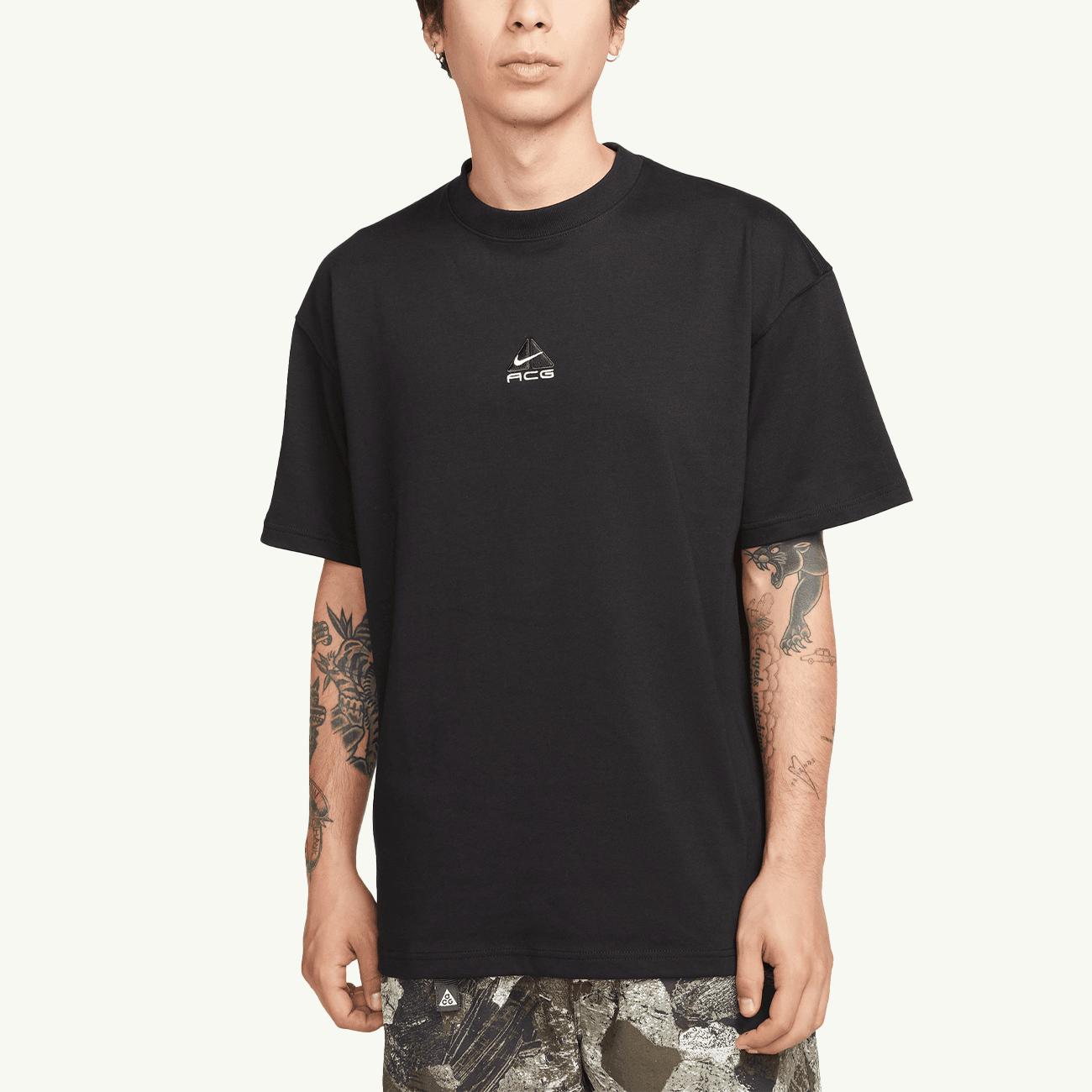 ACG 'Lungs' T-Shirt - Black/LT Smoke Grey/Summit White