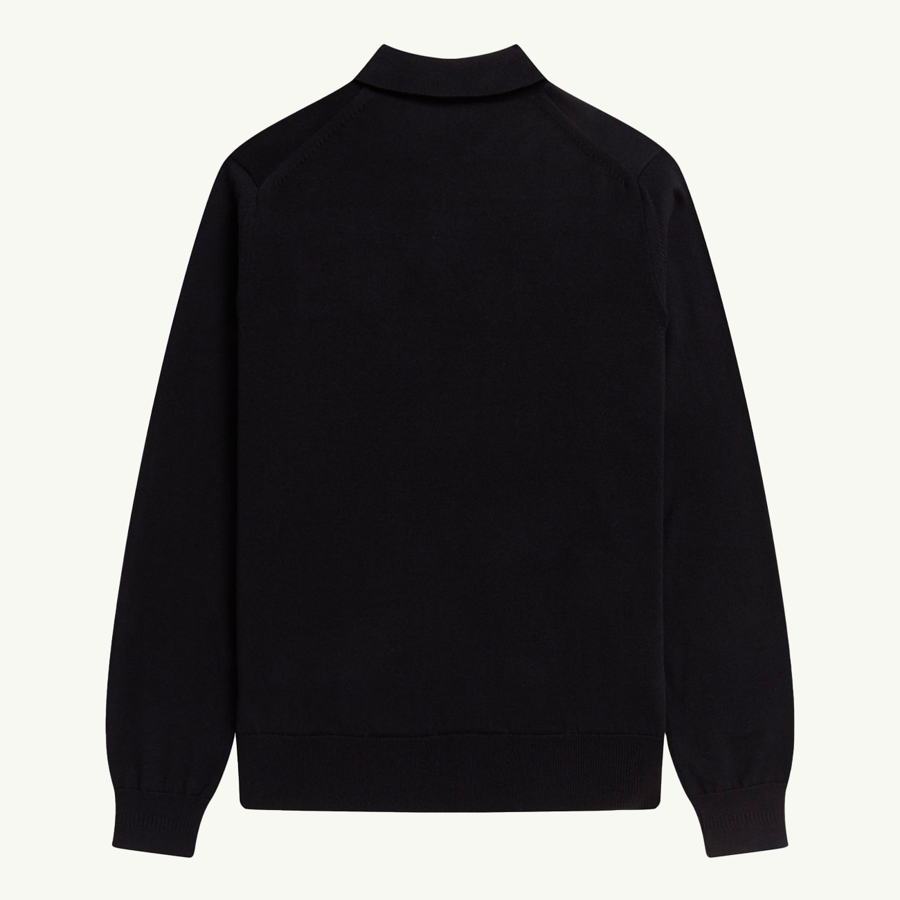 Classic Knitted LS Shirt - Black