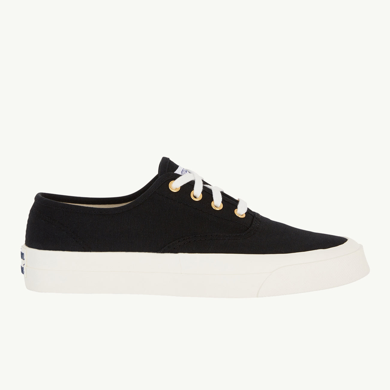 Canvas Laced Sneaker - Black