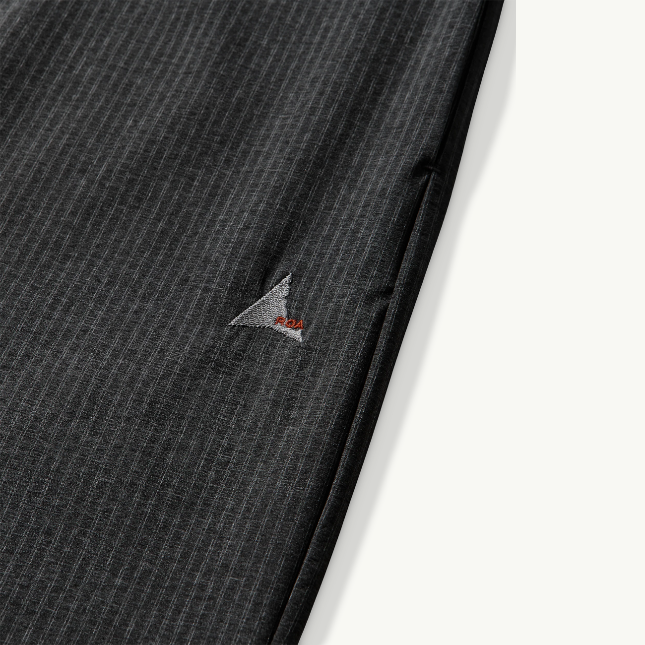 Numb Pinstriped Packable Pants - Black