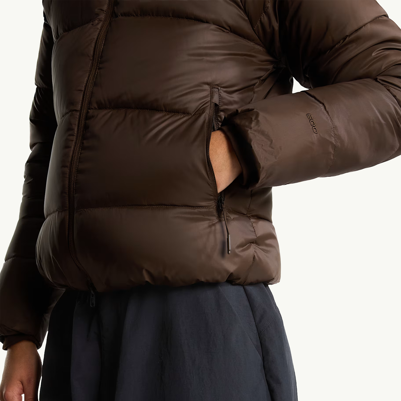 Women’s Hydrenalite City Down Hooded Jacket - Dark Chestnut