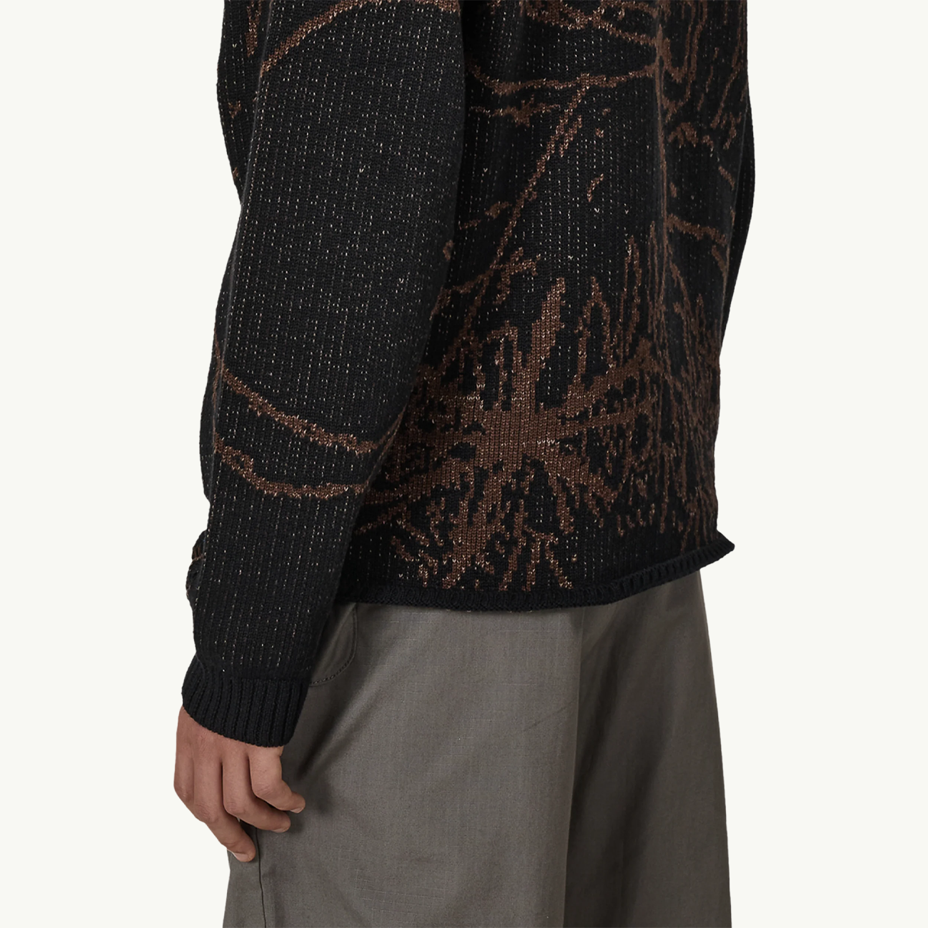 Ryli Cotton Knit Crewneck - Black