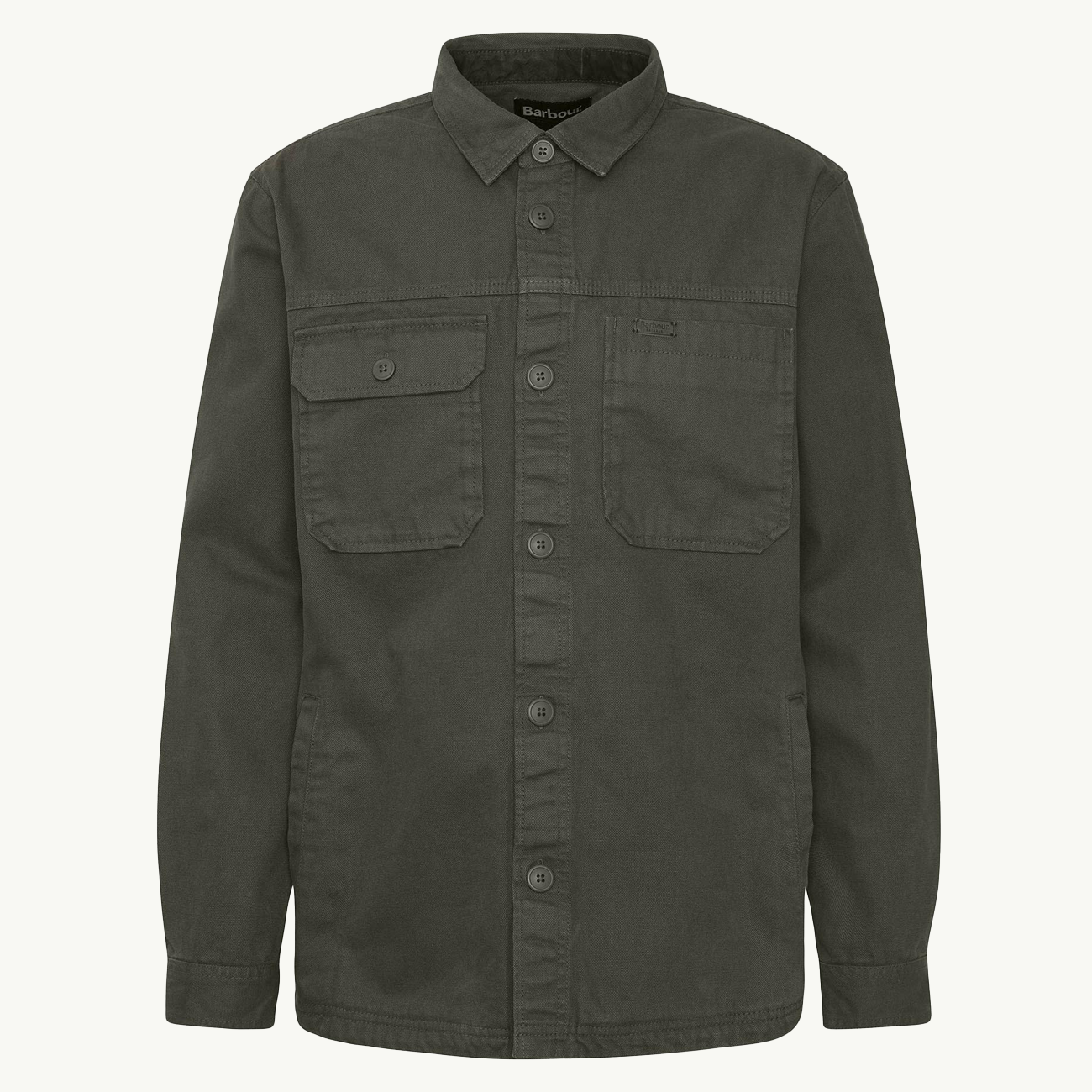Lingfield Canvas Overshirt - Fern