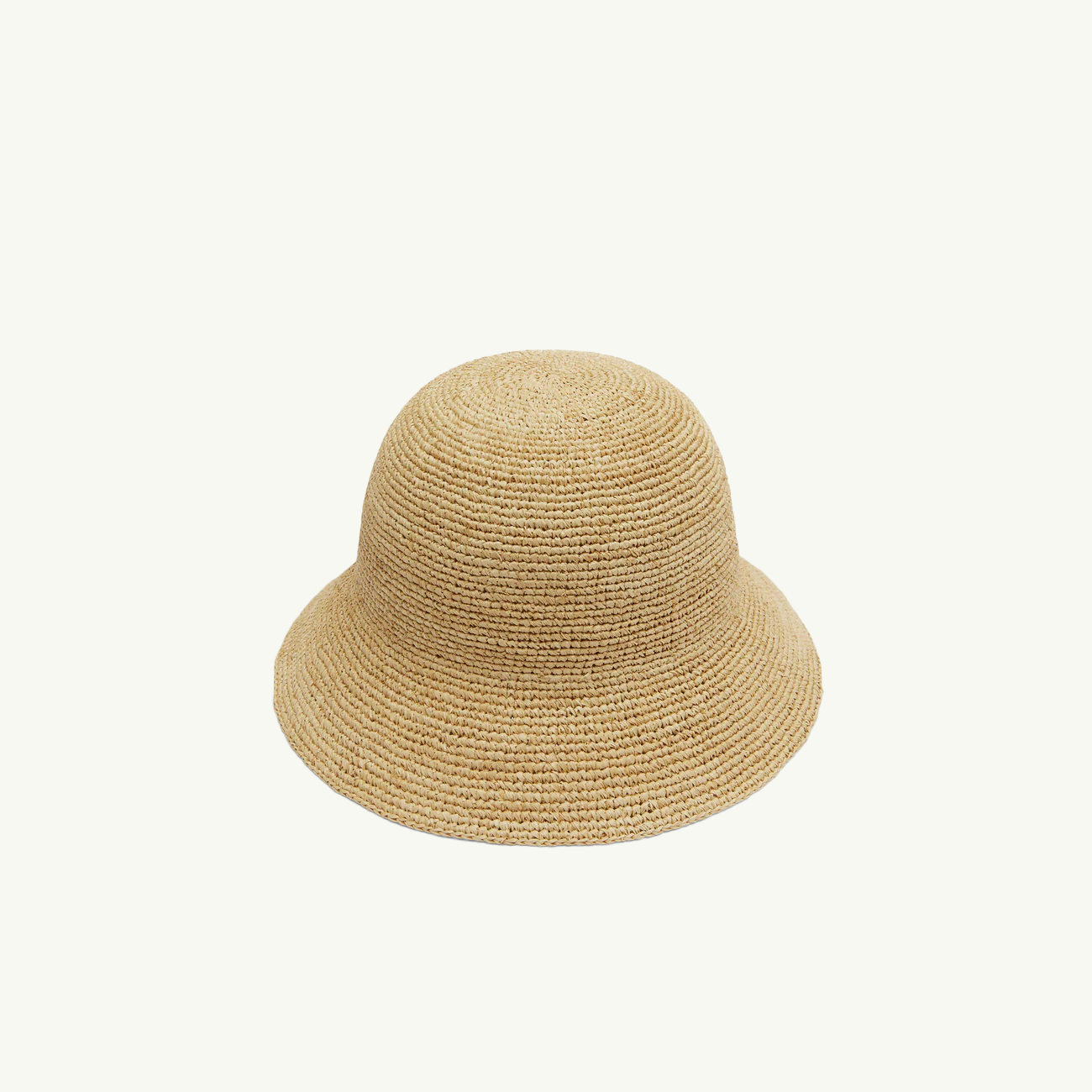 Raffia Bucket Hat - Natural