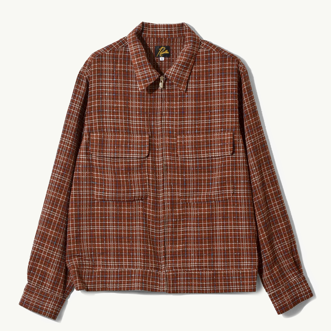 Sports Jacket - Dobby Grid Brown
