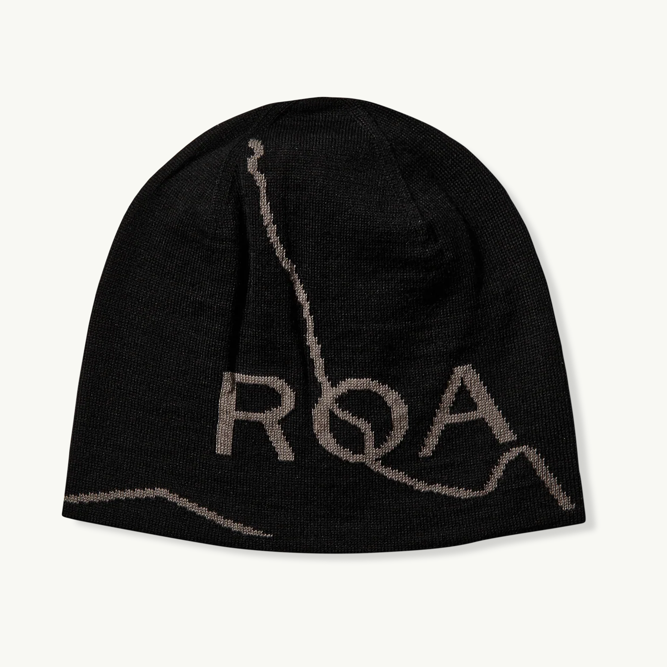 Logo Wool Beanie - Black
