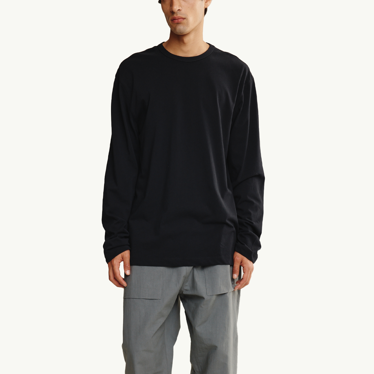 Kosta Long Sleeve Tee - Black