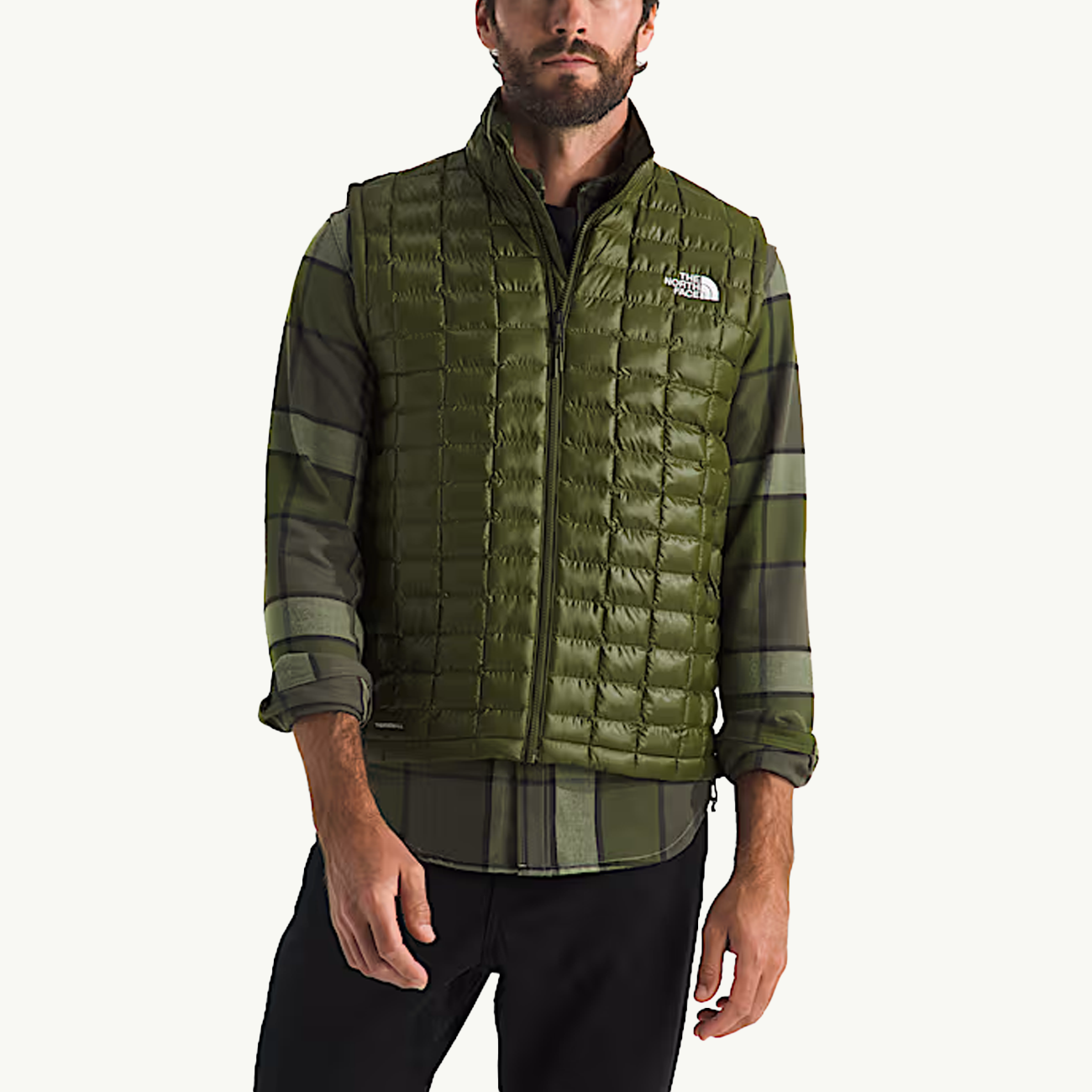 Men's Thermoball Vest - Woodland Green