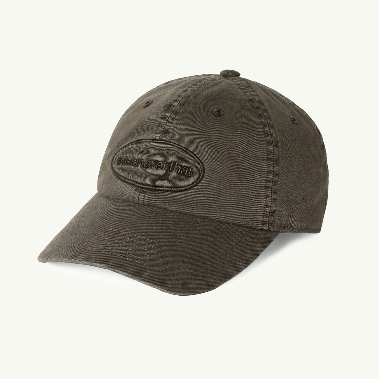 Overdyed E/T-Logo Cap - Charcoal