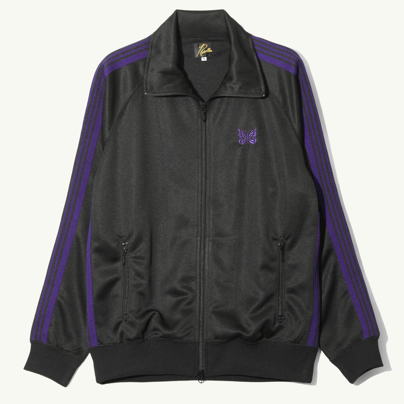 Track Jacket Poly Smooth - Black