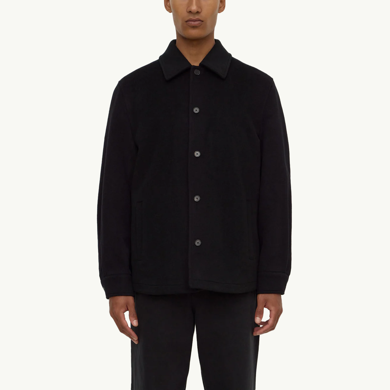 Noah Wool Jacket - Black