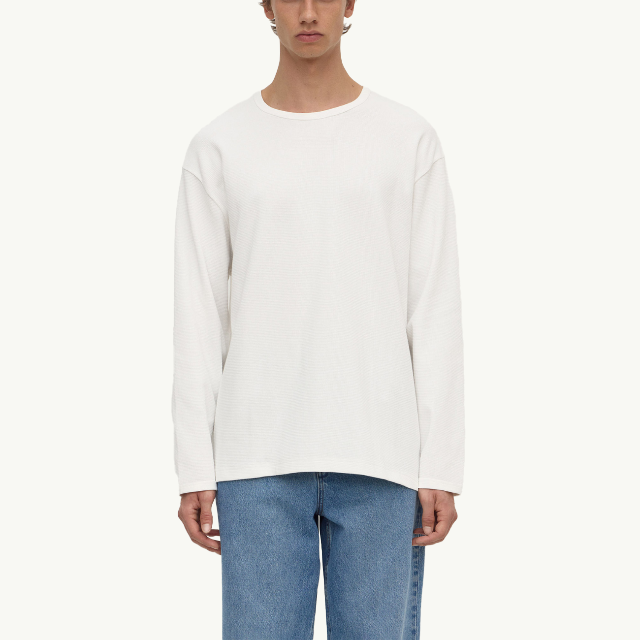 Layne Long Sleeve Tee - Antique White