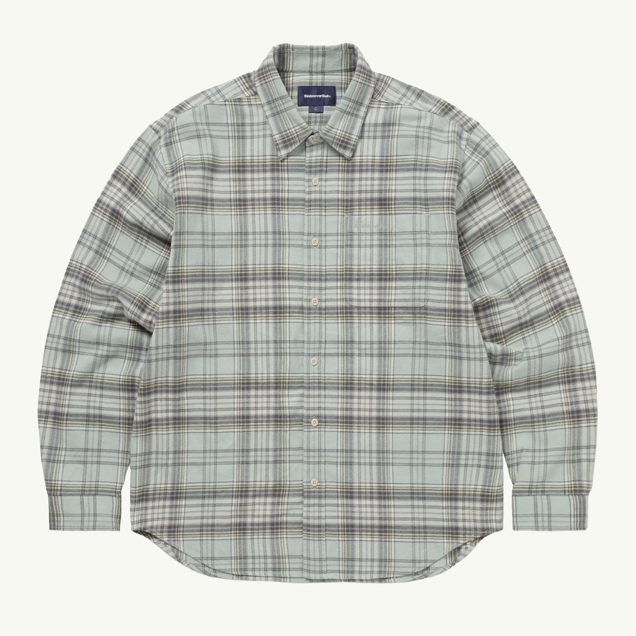 Flannel Check Shirt - Sage
