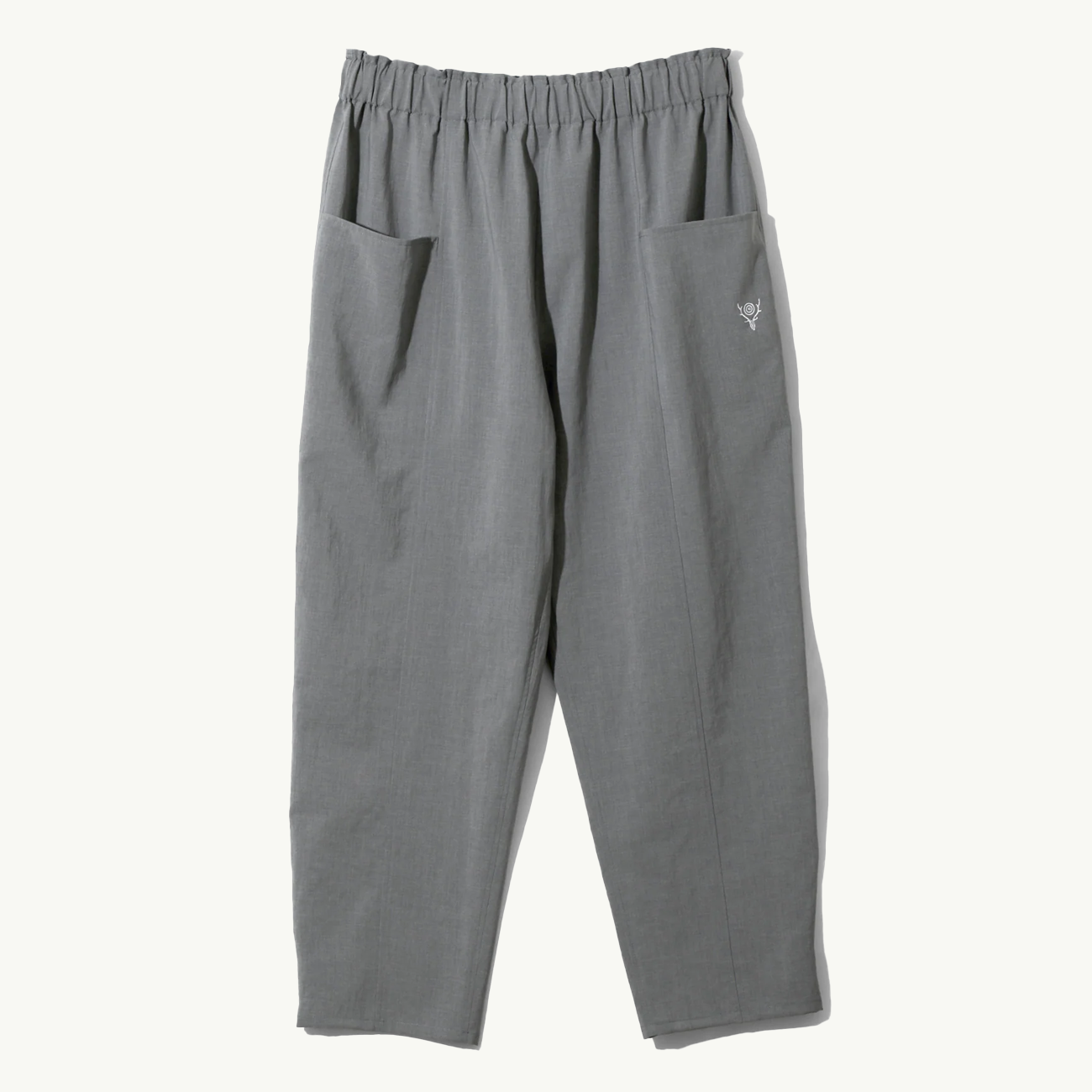 Army String Poly Oxford Pant - Grey