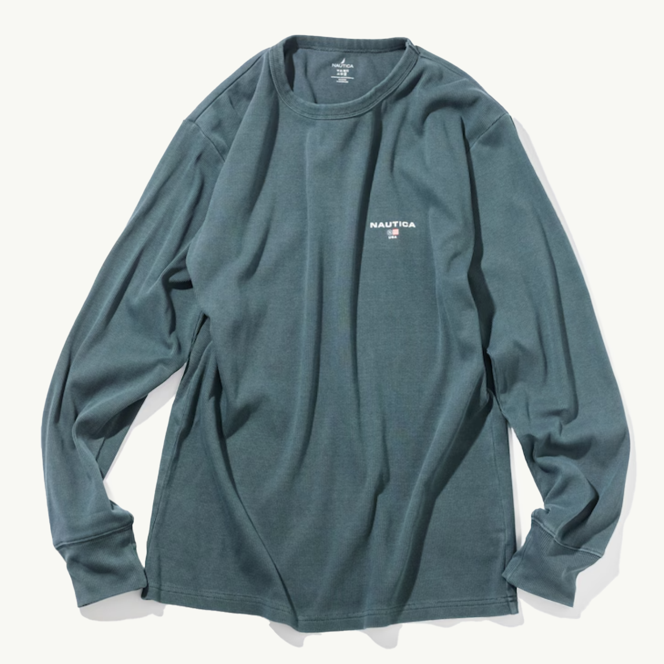 Rib Long Sleeve Tee - Pigment Olive