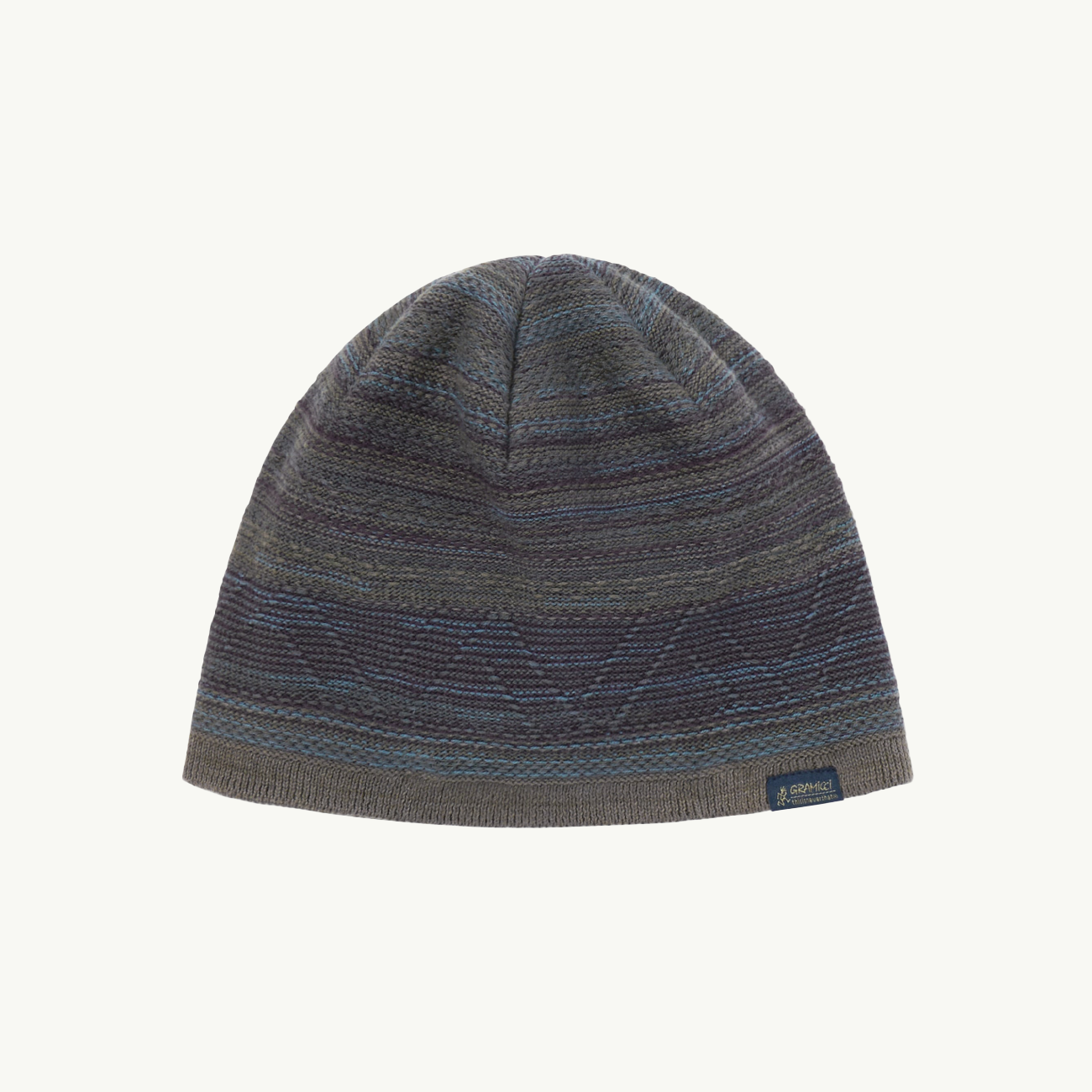 TINT x GRAMICCI Pattern Knit Beanie - Light Navy
