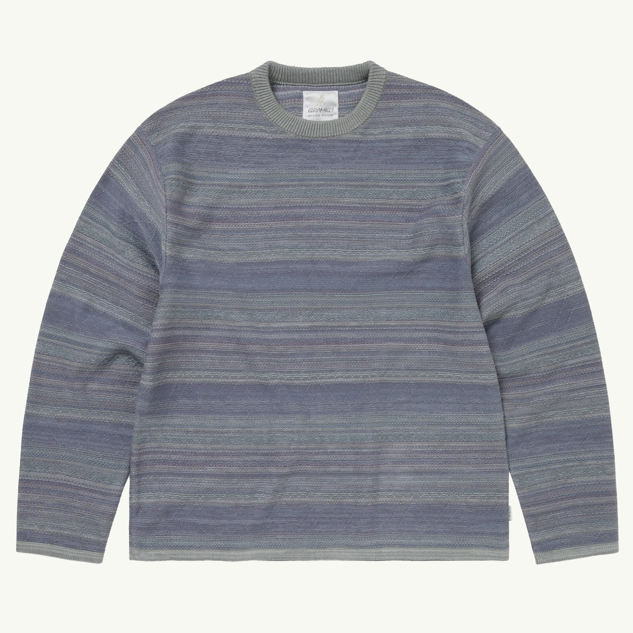 TINT x GRAMICCI Pattern Knit Crew - Sage