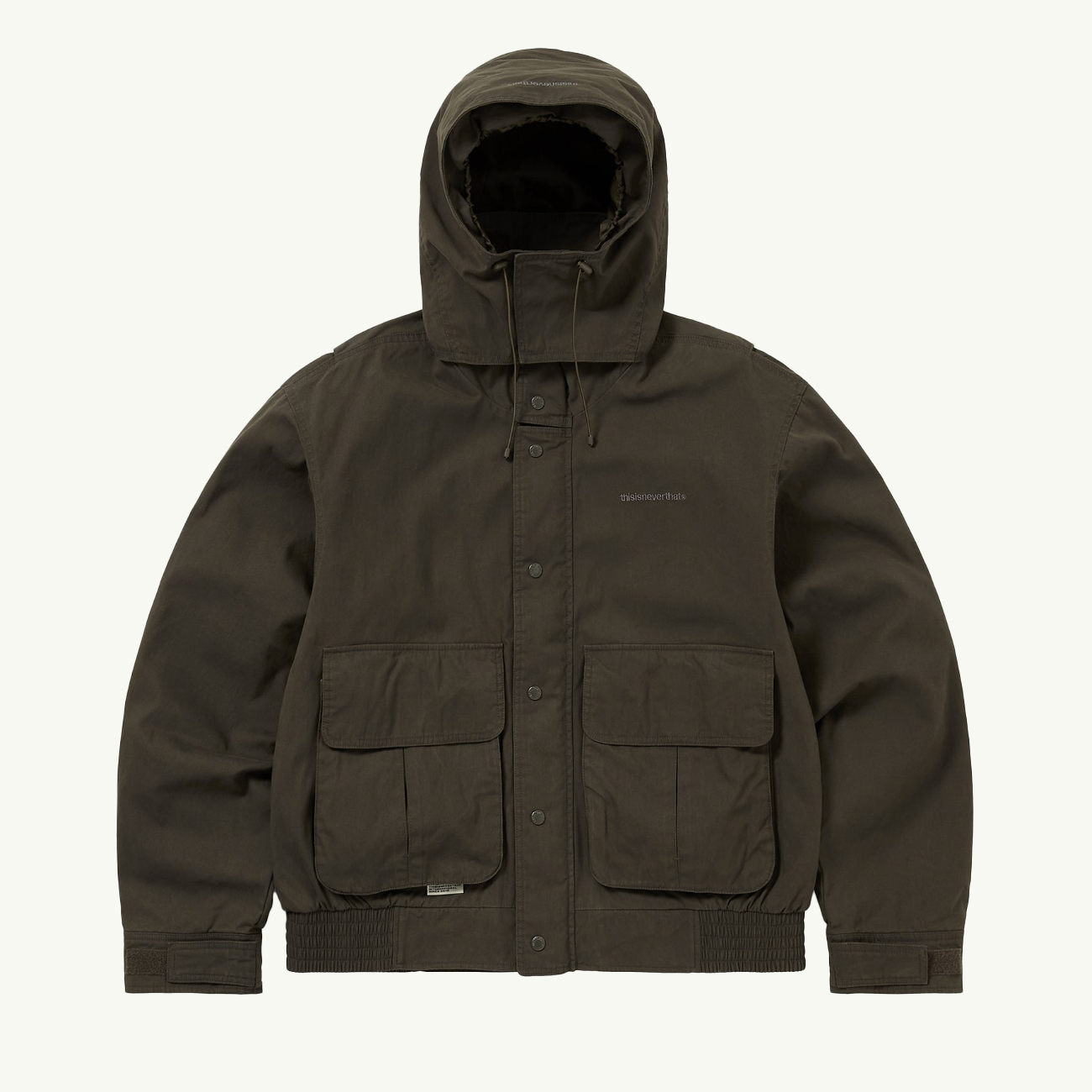Waxed Field Jacket - Olive