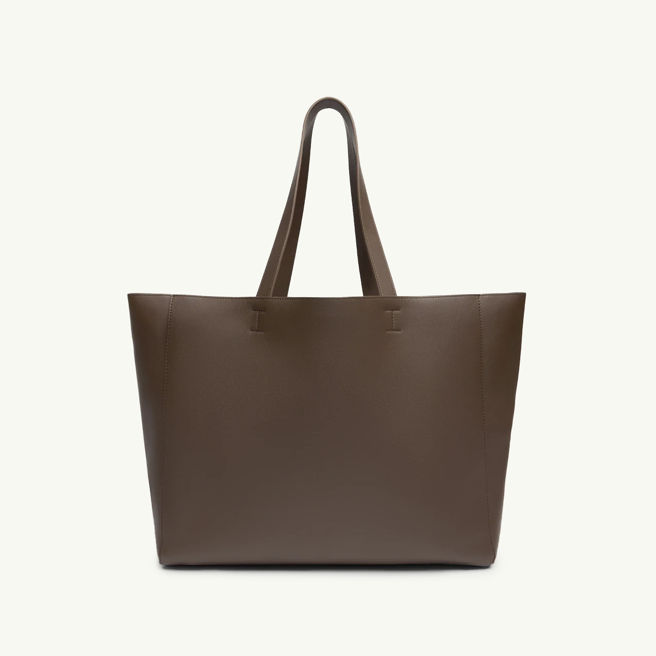 Marina Leather Tote - Walnut