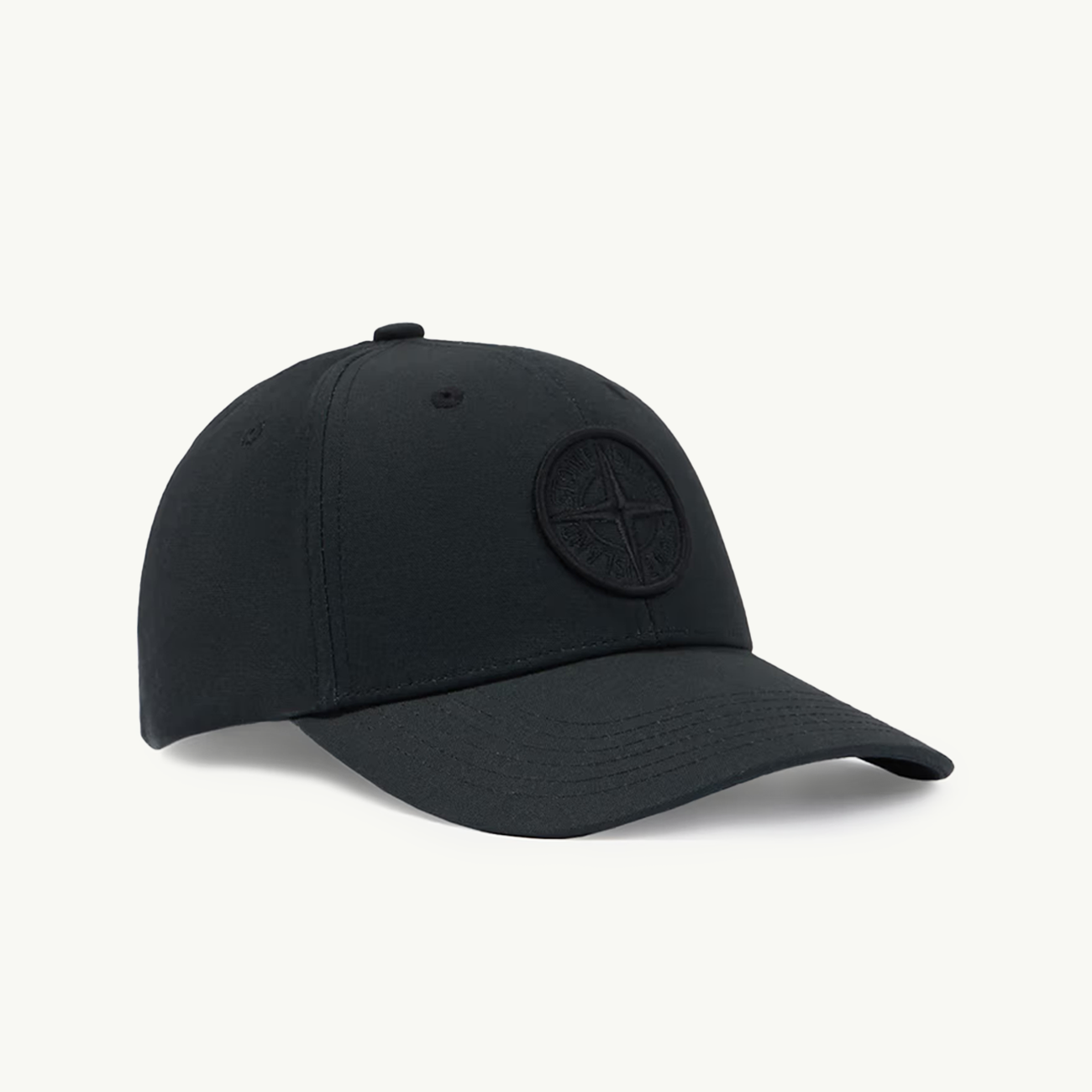 Cap Cotton Rep Compass Patch - Black 2981