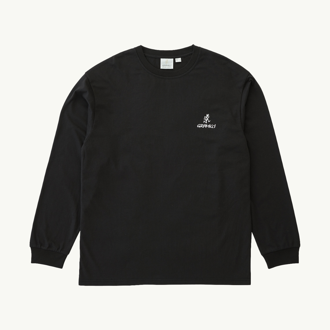 One Point Logo LS Tee - Black