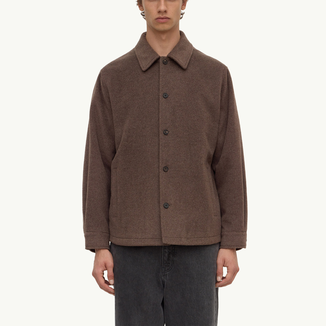 Noah Wool Jacket - Cocoa Marle
