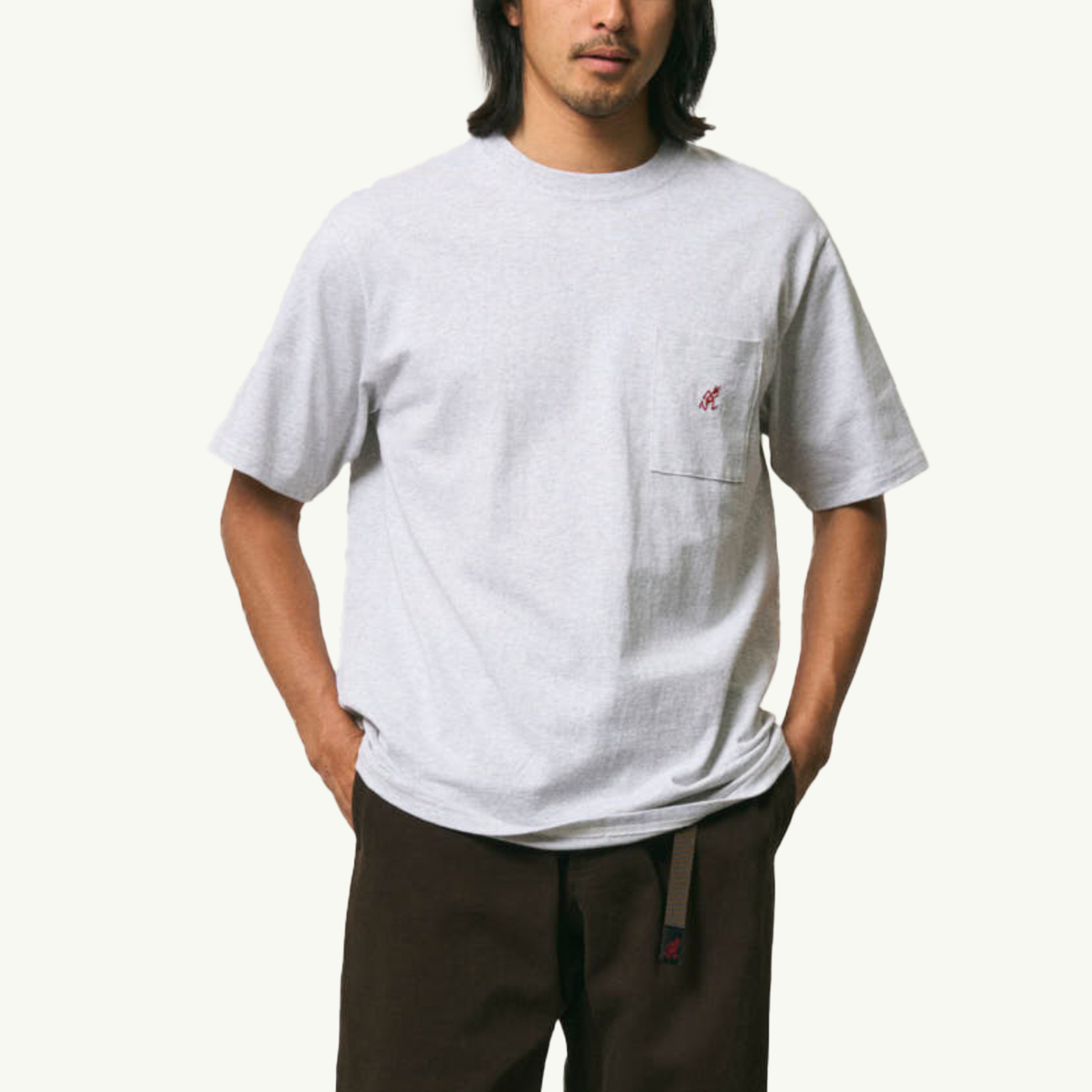 One Point Tee - Ash Heather