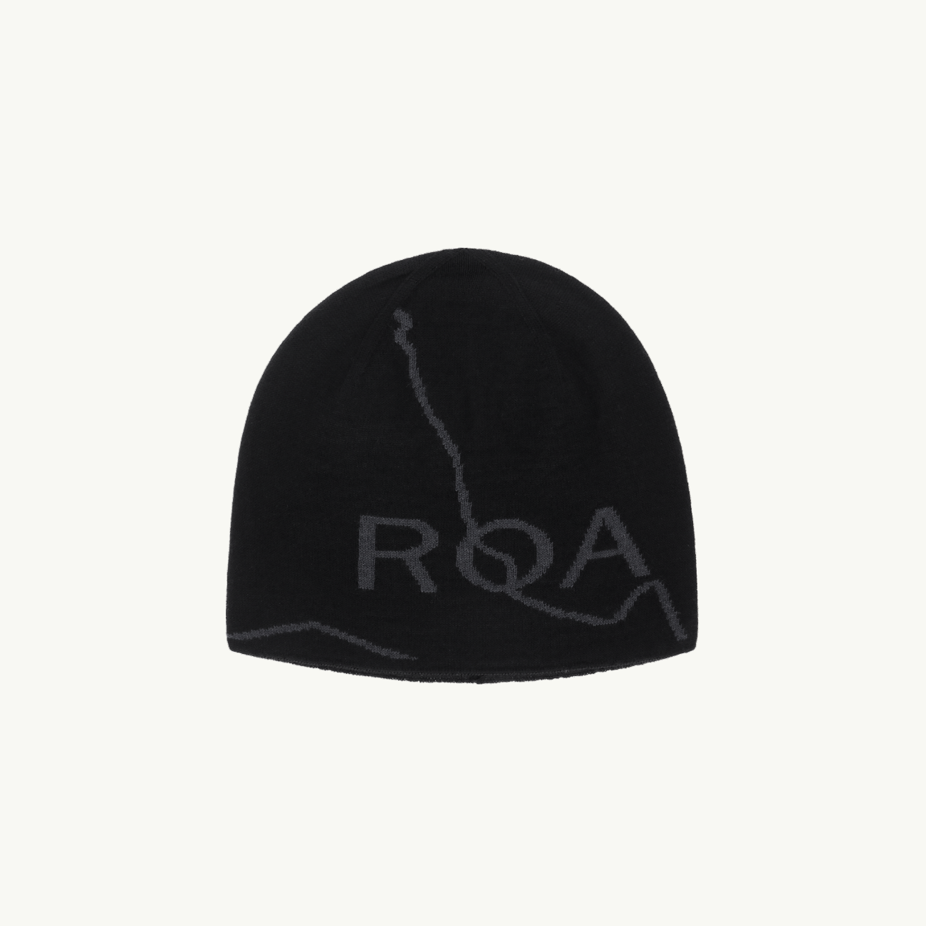 Logo Wool Beanie - Black