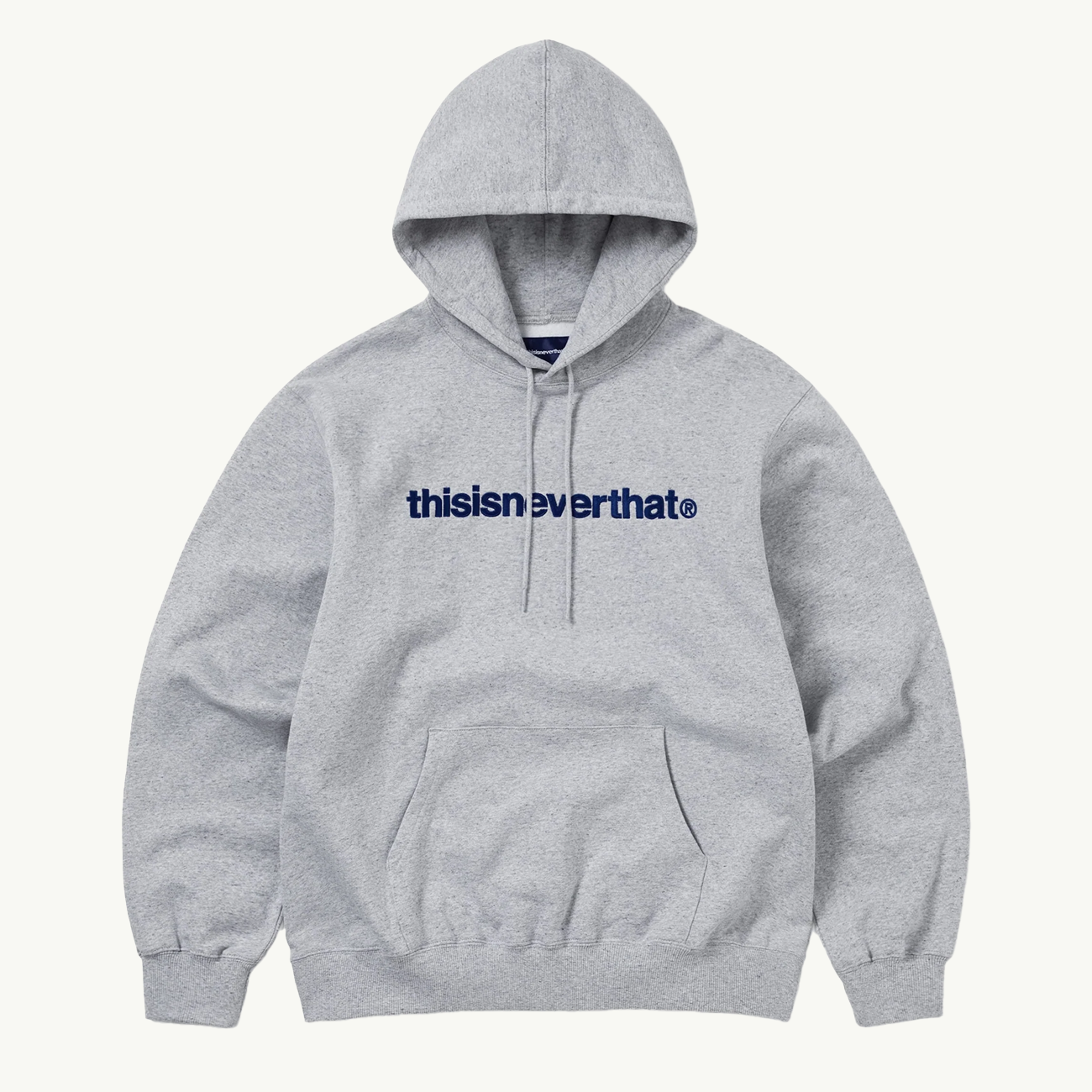 T-Logo Hoodie - Heather Grey