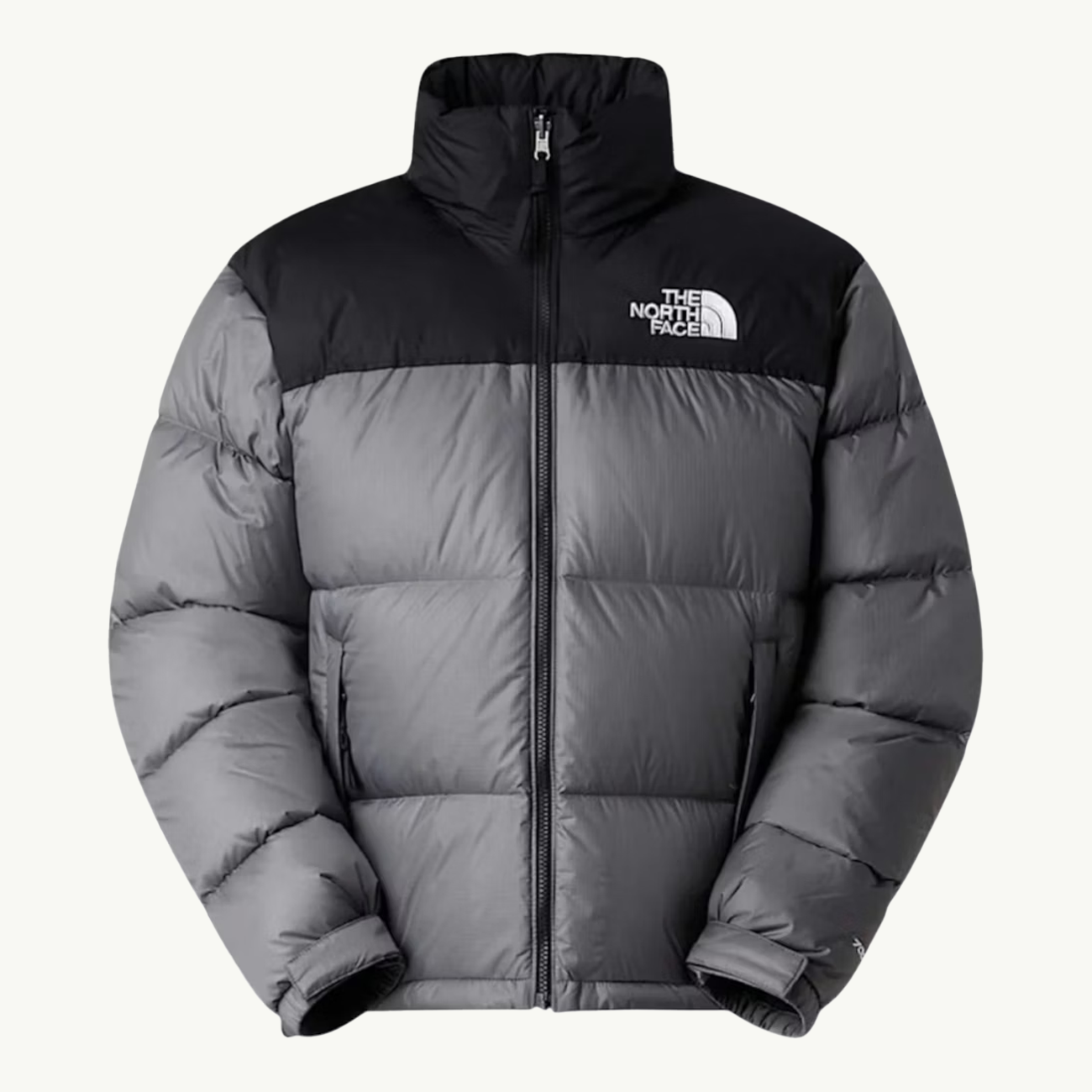 96 Retro Nuptse Jacket - Smoked Pearl/TNF Black