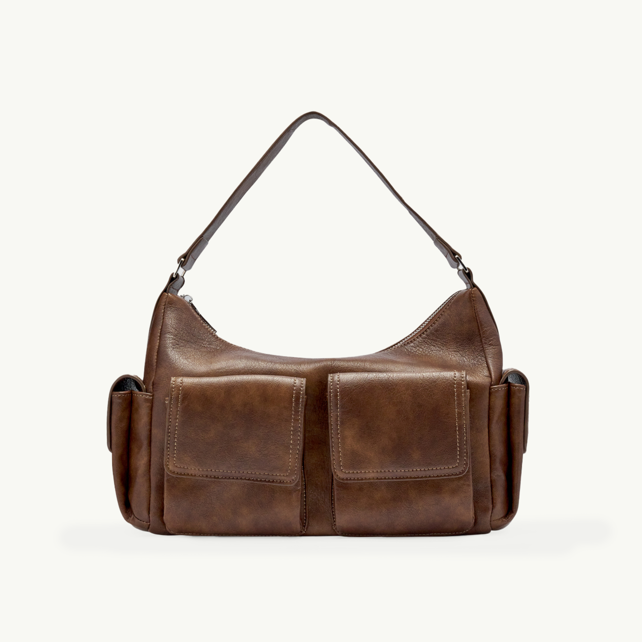 Rae Pocket Bag - Worn Chocolate