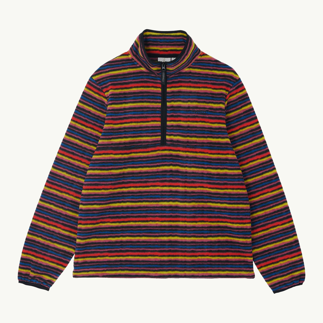 Thermal Fleece Pullover - Multi Stripe