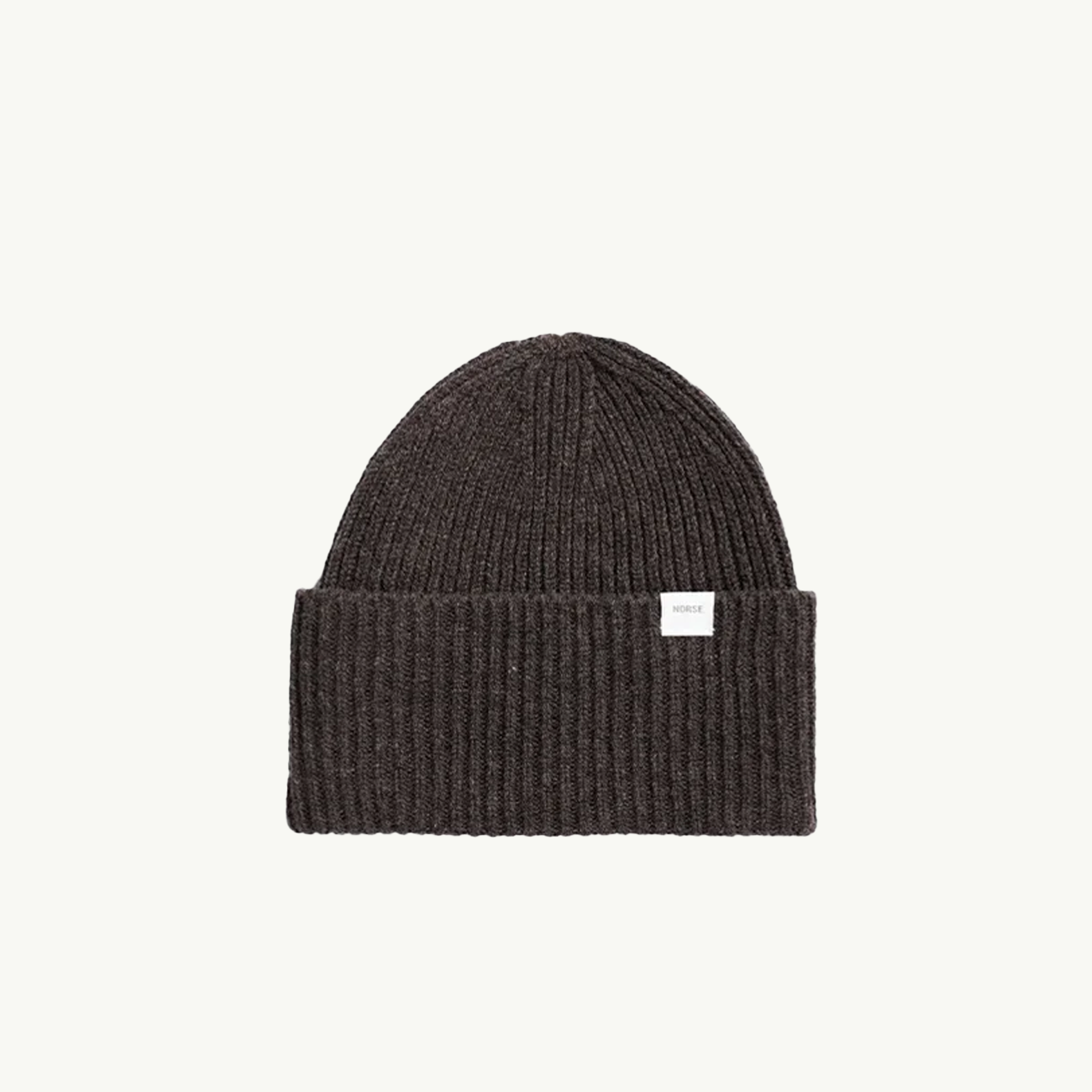 Norse Standard Merino Lambswool Beanie - Heathland Brown