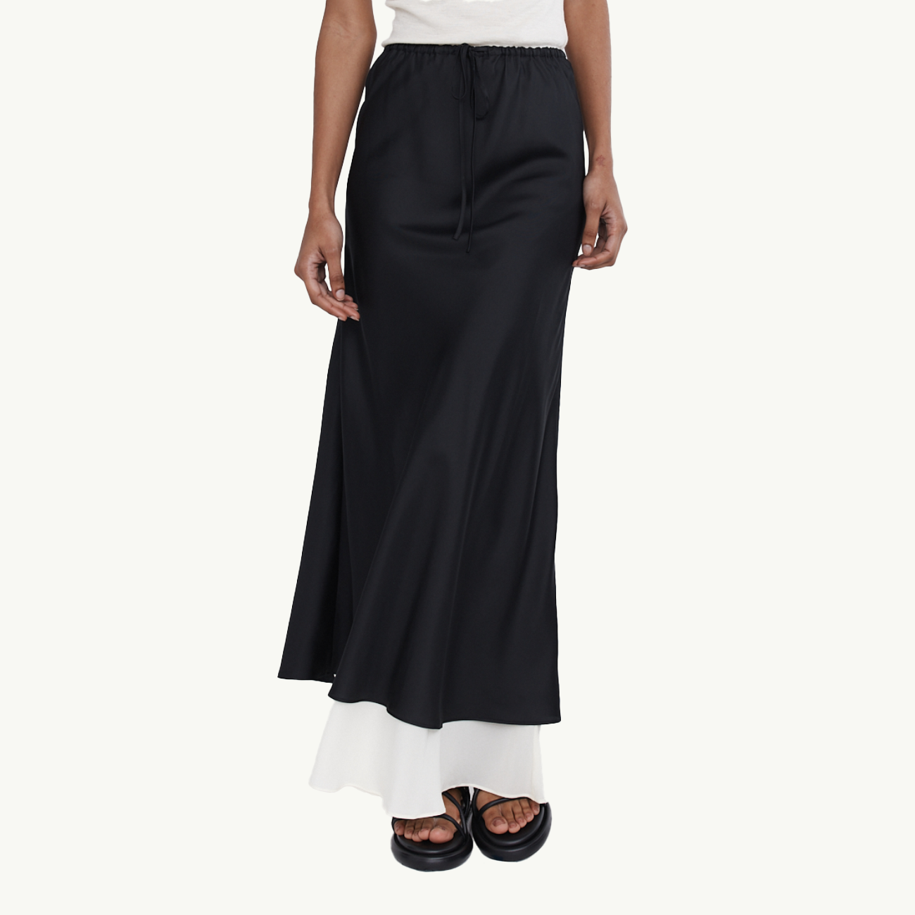 Charly Skirt - Black/Ivory