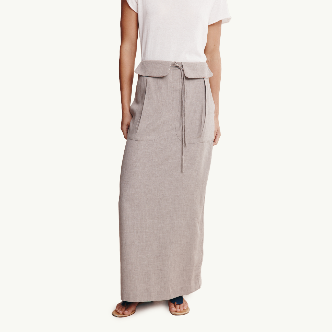 Beca Skirt - Grey Marle