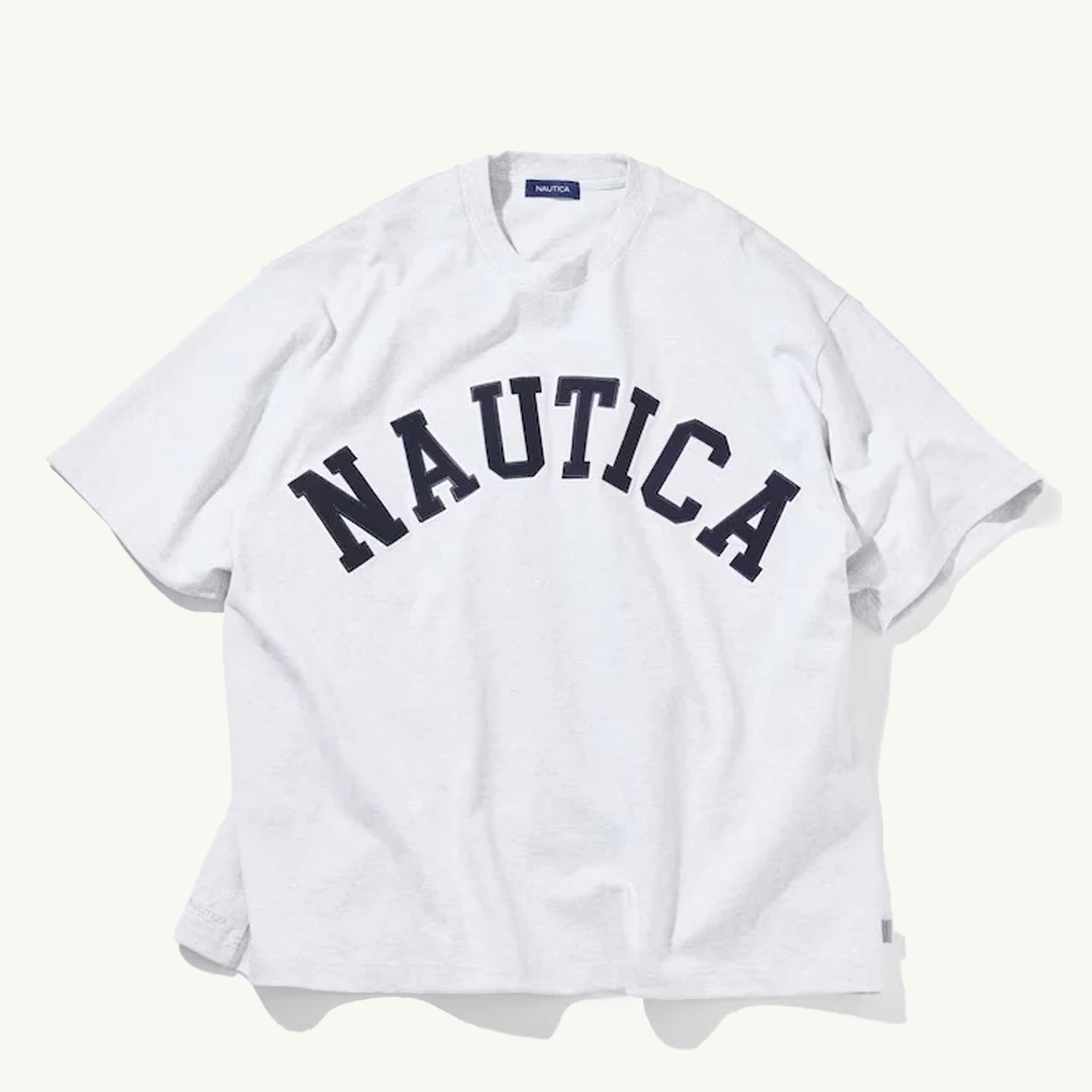 Arch Logo Piece Dyed Tee - White