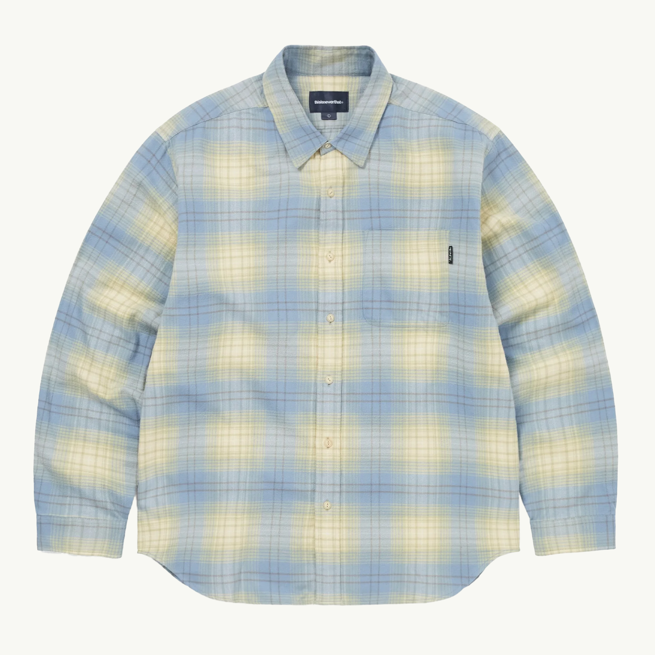 Flannel Check Shirt - Yellow
