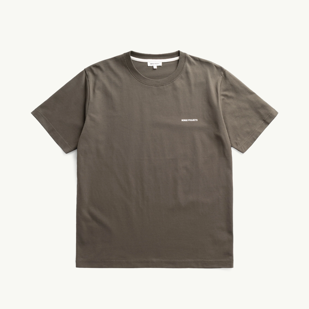 Dyrehaven Organic Logo Print T-Shirt - Beluga