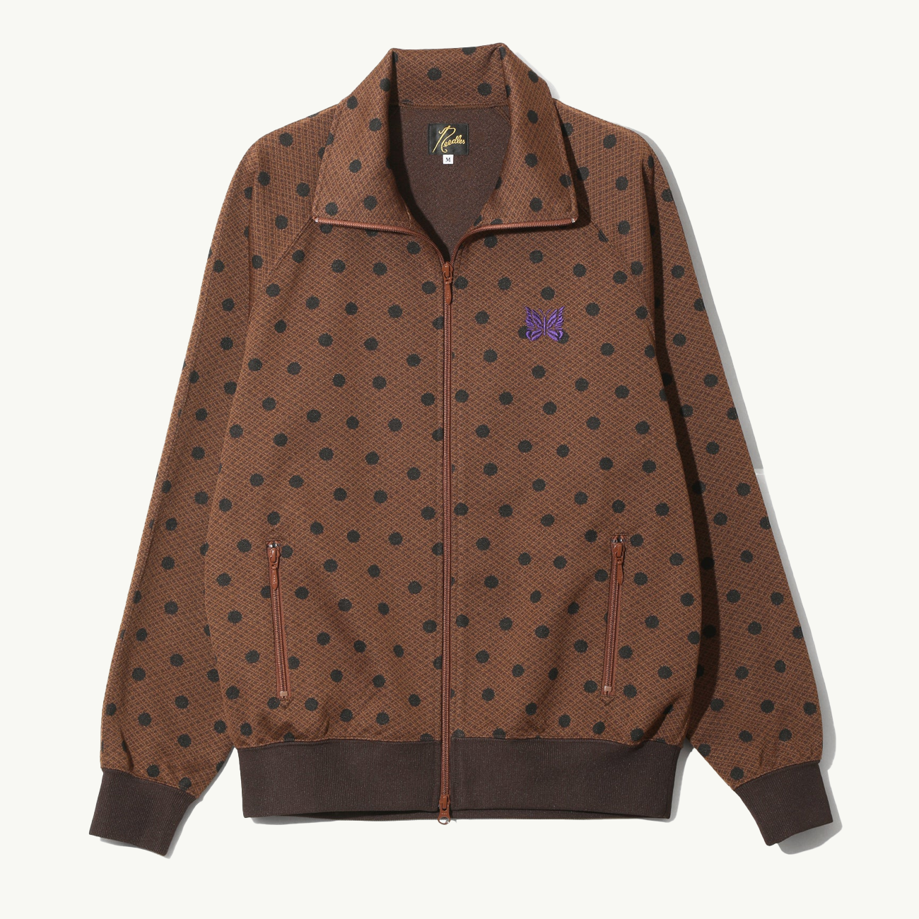 Track Jacket Poly Jacquard - Polka Dot